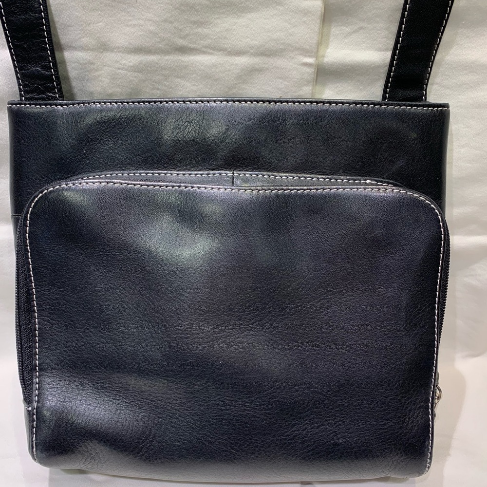 HOBO International Black Cross Body Organizer.